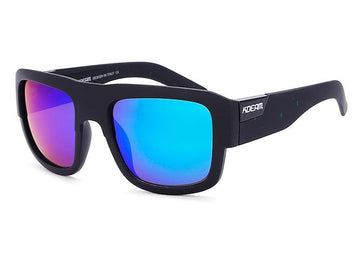 Men's Polarized Square 'Mongo Foot' Plastic Sunglasses