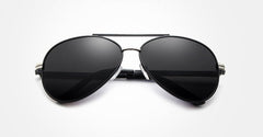 Men's Polarized Aviator 'Jim Carry' Metal Sunglasses