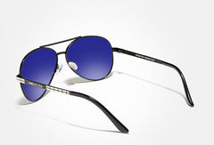 Men's Polarized Aviator 'Jim Carry' Metal Sunglasses