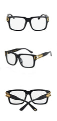 Men's Square 'Big Bass' Plastic Sunglasses