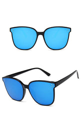 Women's Oversized Square 'Love Faith' Plastic Sunglasses