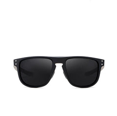 Men's Square 'Kickflip' Plastic and Metal Sunglasses