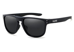 Men's Square 'Kickflip' Plastic and Metal Sunglasses