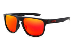 Men's Square 'Kickflip' Plastic and Metal Sunglasses