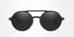 Men's Vintage Round 'Doty Night' Metal Sunglasses