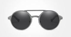 Men's Vintage Round 'Doty Night' Metal Sunglasses