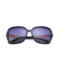 Women's Oversized Rounded 'Draco Love' Plastic Sunglasses