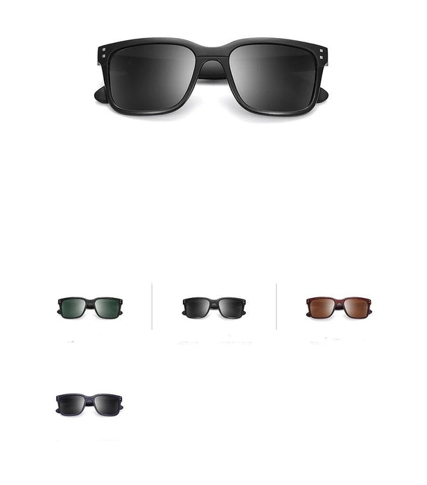 Men's Vintage Square 'Josh' Plastic  Sunglasses
