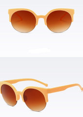 Women's Vintage Polarized Round 'Magic Wear' Metal  Sunglasses