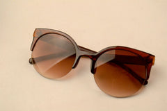 Women's Vintage Polarized Round 'Magic Wear' Metal  Sunglasses