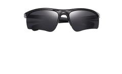 Men's Semi Rimless Sport 'Phantom Gear' Plastic Sunglasses