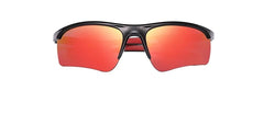 Men's Semi Rimless Sport 'Phantom Gear' Plastic Sunglasses