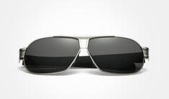 Men's Polarized Aviator 'Euro' Metal Sunglasses