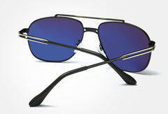 Men's Polarized Aviator 'Milan' Metal Sunglasses