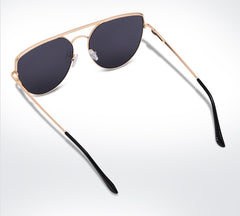 Women's Oval 'Caravan' Metal Sunglasses