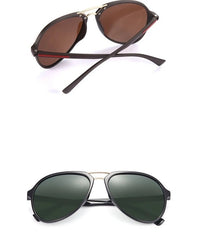 Men's Polarized Aviator 'Mitch Buchanan' Plastic Sunglasses