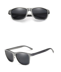 Men's Polarized Way Ferer 'Black Shot Gun' Metal Sunglasses