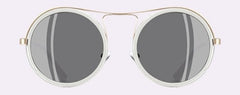 Women's Oval 'Gatsby' Plastic Sunglasses