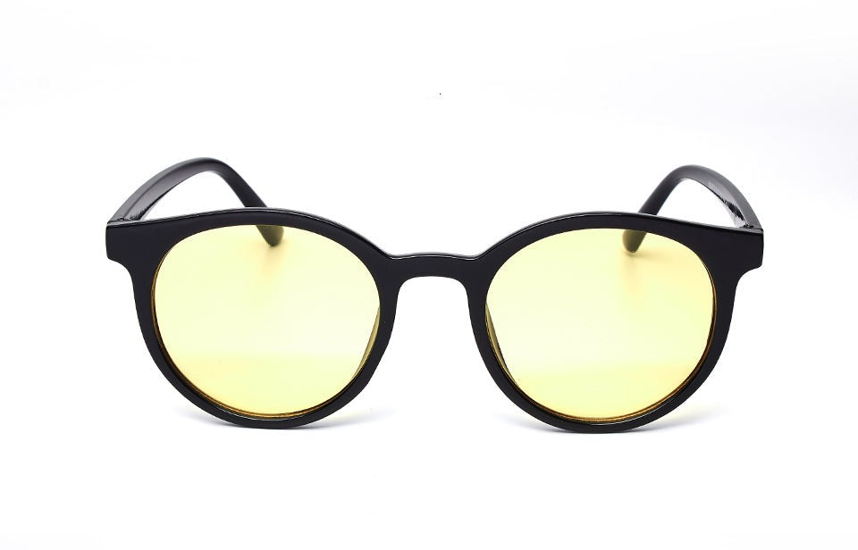 Women's Retro Oval 'Poolside' Plastic Sunglasses