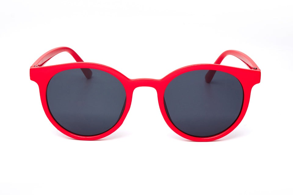 Women's Retro Oval 'Poolside' Plastic Sunglasses