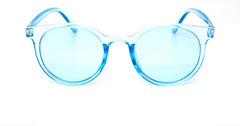 Women's Retro Oval 'Poolside' Plastic Sunglasses