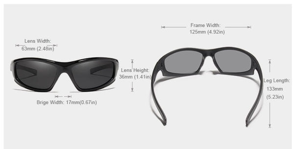 Men's Sport Wrap Around 'The Crush' Plastic Sunglasses