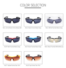 Men's Sport Semi Rimless 'Giant Slalom' Plastic Sport Sunglasses