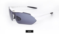 Men's Sport Semi Rimless 'Giant Slalom' Plastic Sport Sunglasses