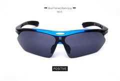 Men's Sport Semi Rimless 'Giant Slalom' Plastic Sport Sunglasses