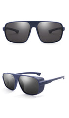 Men's Square 'British Racing' Plastic Sunglasses