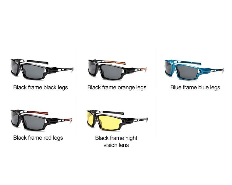 Men's Polarized Sports Wrap Around 'Throttle Out' Plastic Sunglasses