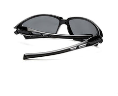 Men's Polarized Sports Wrap Around 'Throttle Out' Plastic Sunglasses