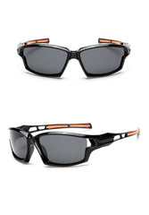 Men's Polarized Sports Wrap Around 'Throttle Out' Plastic Sunglasses