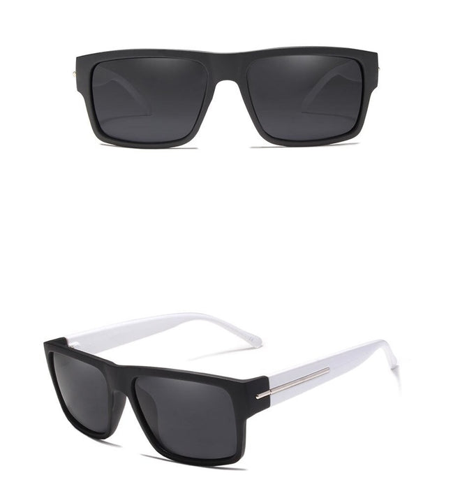 Men's Polarized Square 'Shadow Men' Plastic Sunglasses