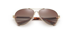 Men's Polarized Aviator 'The Traveler' Metal Sunglasses