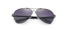 Men's Polarized Aviator 'The Traveler' Metal Sunglasses