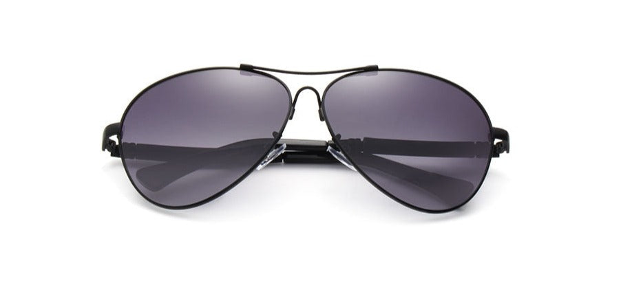 Men's Polarized Aviator 'The Traveler' Metal Sunglasses