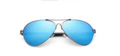 Men's Polarized Aviator 'The Traveler' Metal Sunglasses