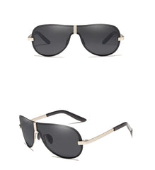 Men's Polarized Aviator 'Jersey Shore' Metal  Sunglasses