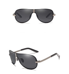 Men's Polarized Aviator 'Jersey Shore' Metal  Sunglasses