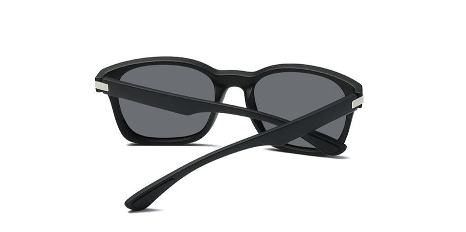Men's Polarized Square 'Drive In' Plastic Sunglasses