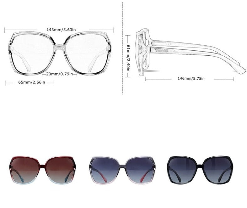 Women's Oversized Round ' Ivory Fresh' Plastic Sunglasses