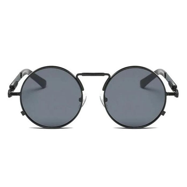 Men's Round  'Touch of Modern' Metal Sunglasses