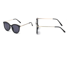 Women's Oversized Round 'Magic Mirror' Metal Sunglasses