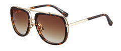 Men's Square 'Ibiza' Plastic and Metal Sunglasses