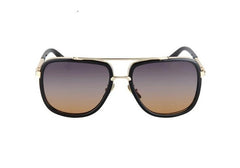 Men's Square 'Ibiza' Plastic and Metal Sunglasses