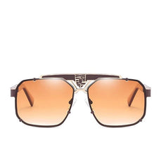 Men's Square 'Clarkson' Metal Sunglasses