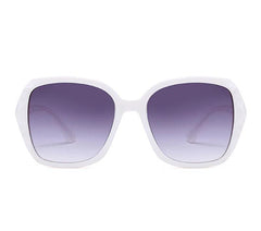 Women's Oversized Round 'Slush Mind' Plastic Sunglasses