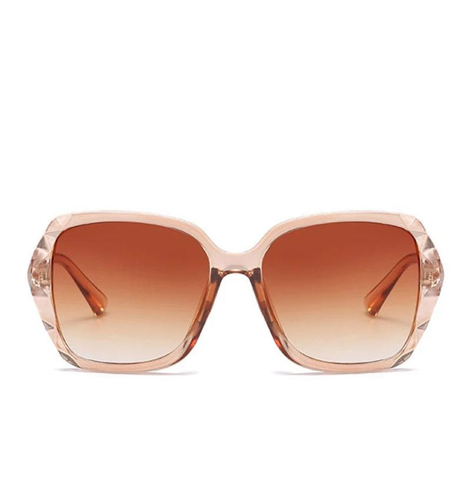 Women's Oversized Round 'Slush Mind' Plastic Sunglasses