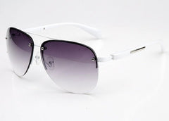 Women's Rimless Aviator 'Great Wear' Metal Sunglasses